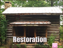 Historic Log Cabin Restoration  Forest, Virginia